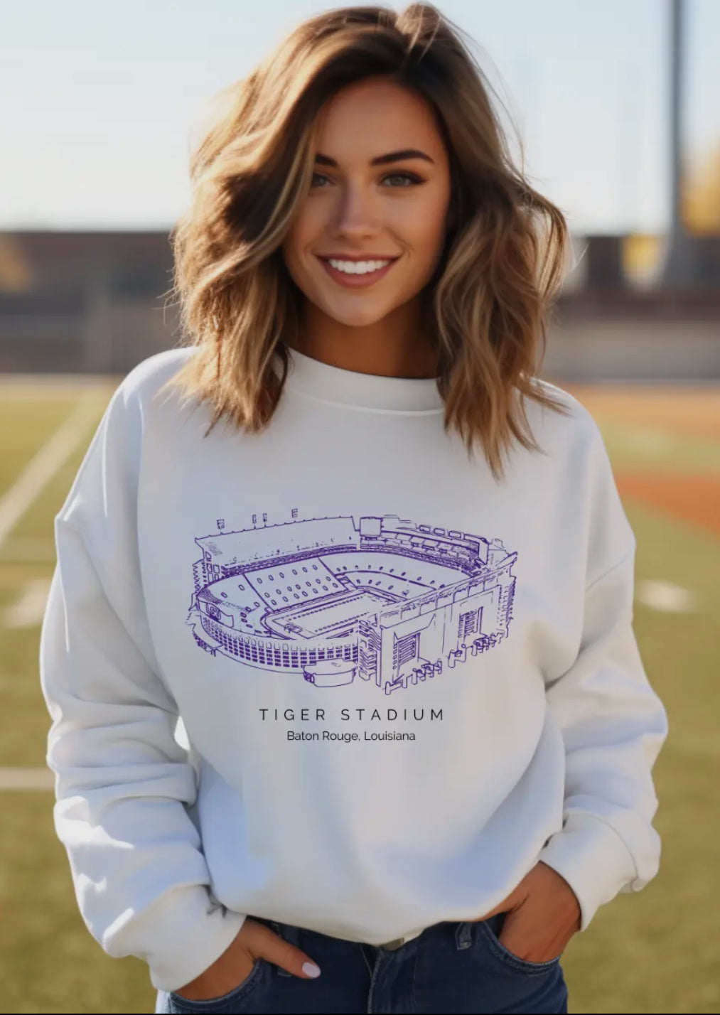 Adult Sweatshirt | Tiger Stadium - LSU | S - XL