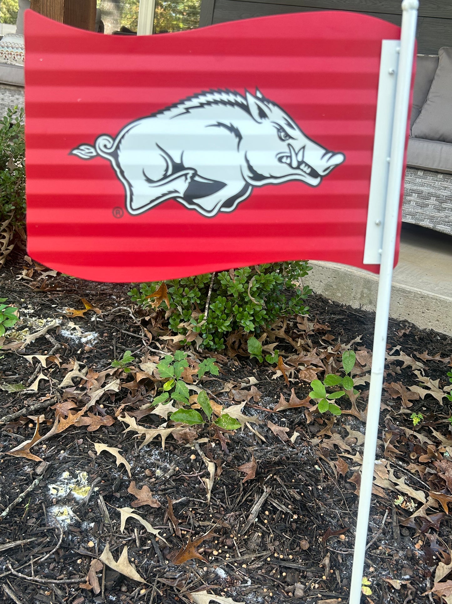 Arkansas Flag Garden Stake