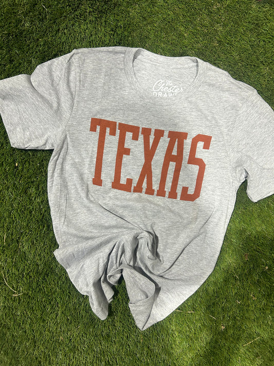 Adult Texas Tshirt | Grey | S-XL