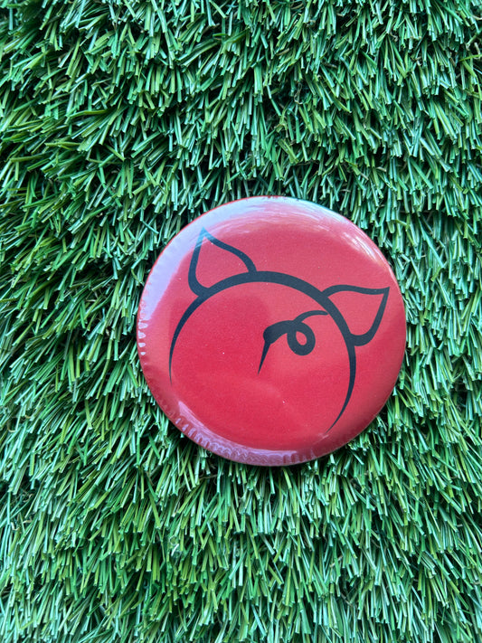 Game Day Button | Pig Butt | 3”