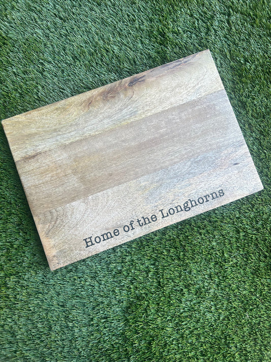 Cutting Board | Home Of The Longhorns